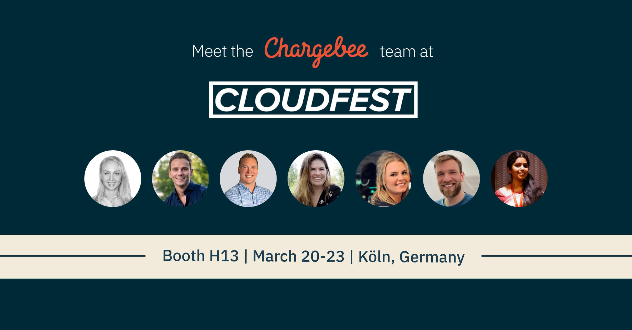 Cloudfest - Chargebee event banner