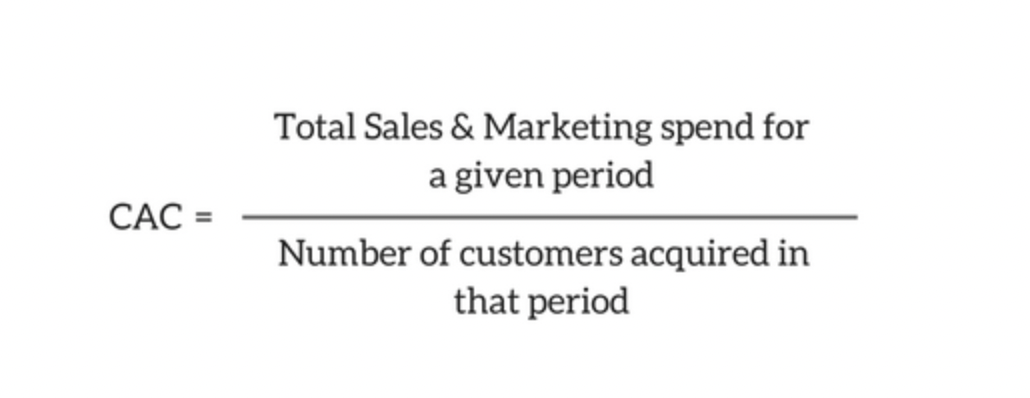 Calculate the CAC by dividing the total sales and marketing spend by the number of acquisitions made.